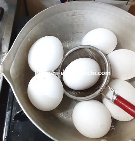 ゆで卵作り方画層1
